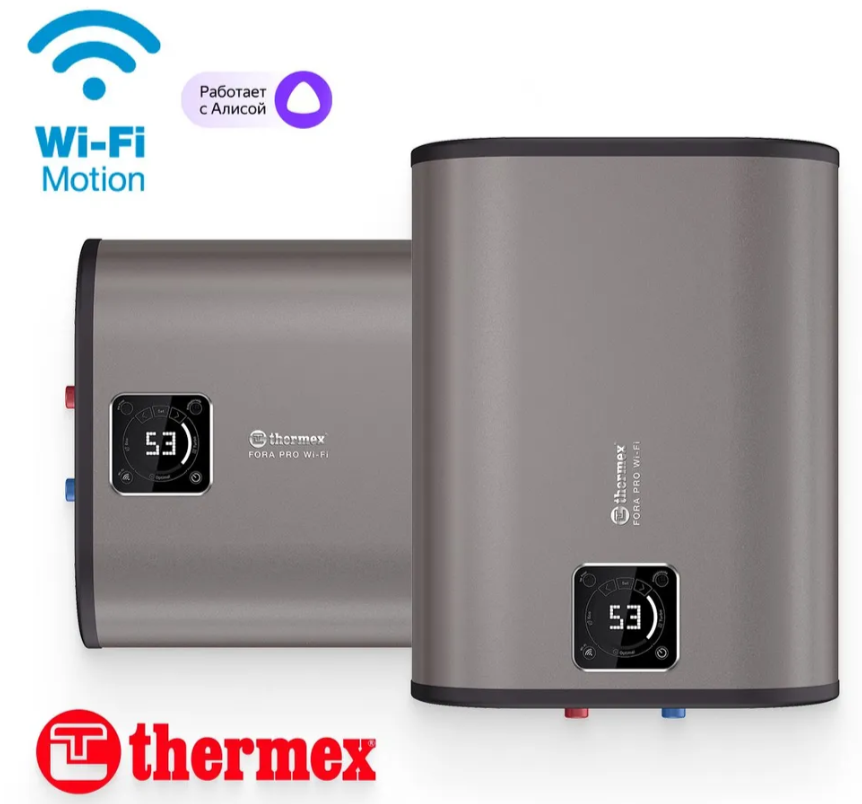 Термекс Fora 30 (pro) Wi-Fi (нерж.плоский)