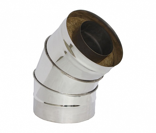 Угол Н Сэндвич 45 D120/200 нерж 0,5/оцинк 0,5